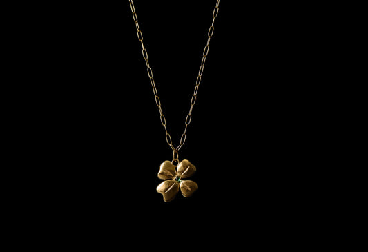 Necklace - Sustainable “Clover + Maven” Pendant