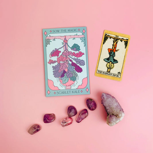 Seed Packet- Scarlet Kale Tarot Garden + Gift