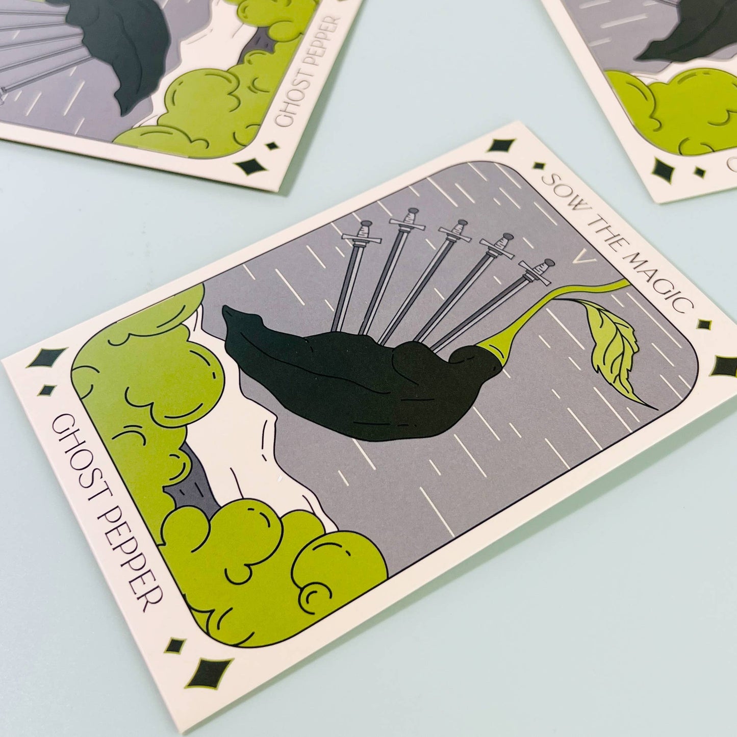 Ghost Pepper Tarot Garden + Gift Seed Packet