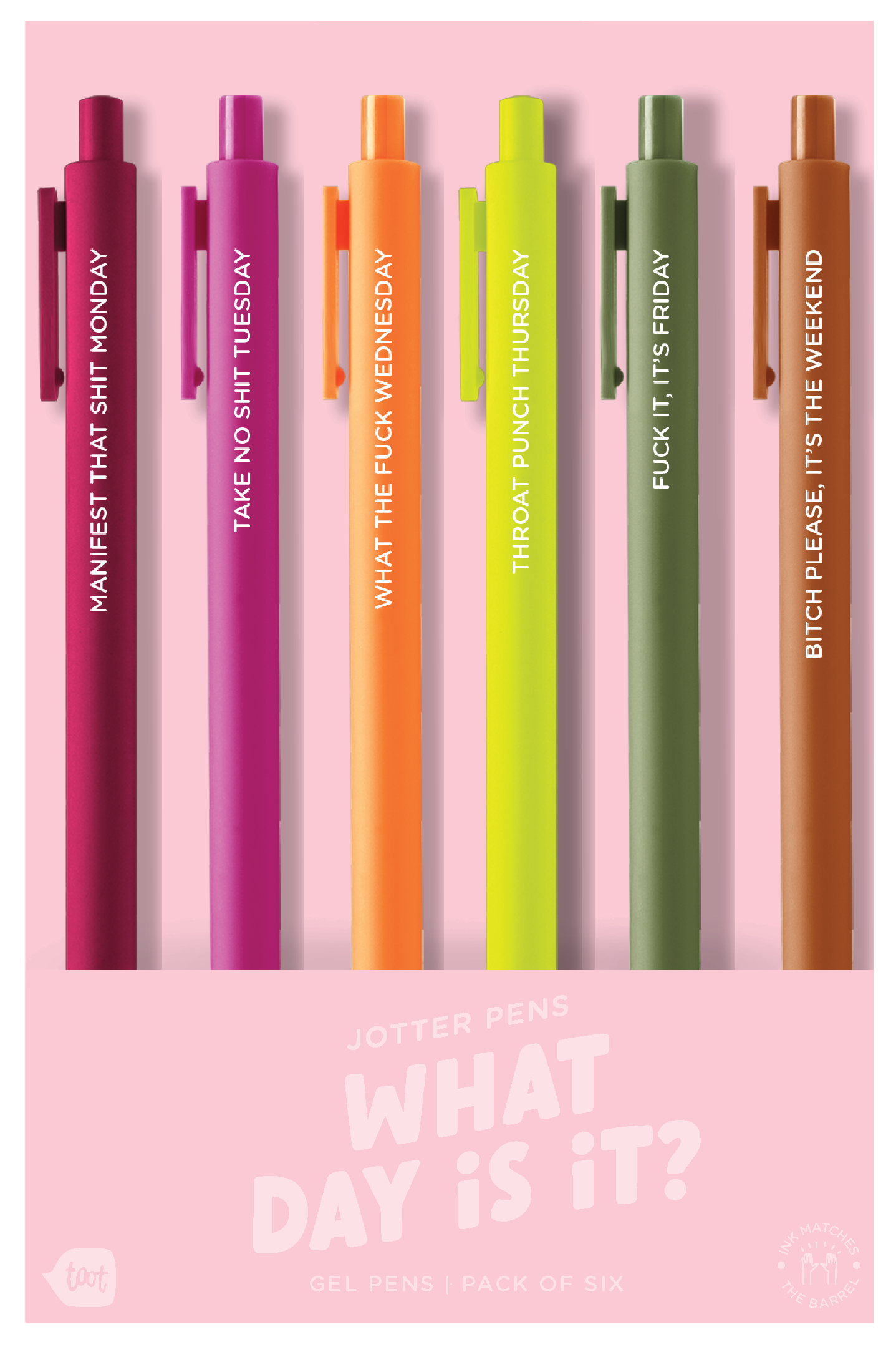 Pen Jotter Set - 6 pack