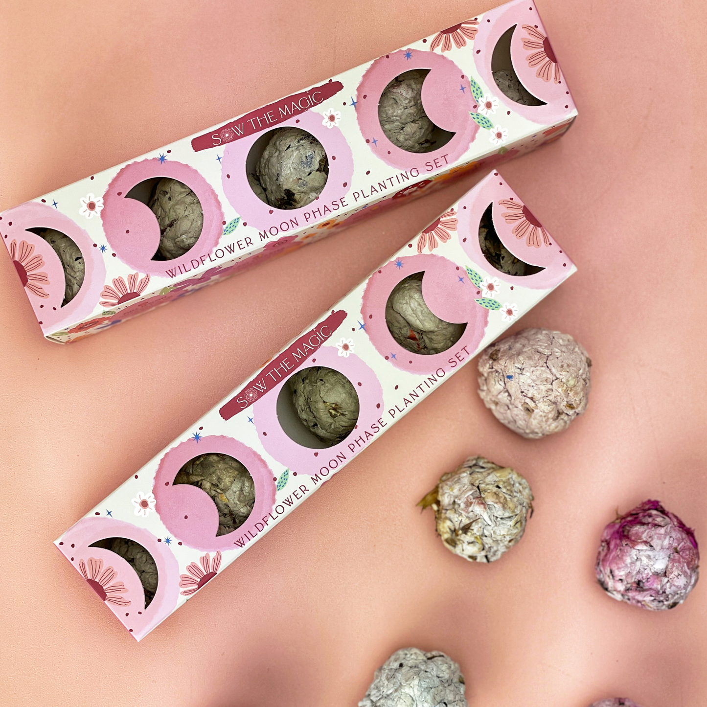 Seed Ball Set- Moon Phase Wildflower