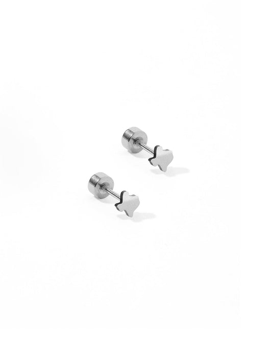 Screwback Stud Earrings - Petite Texas Silver