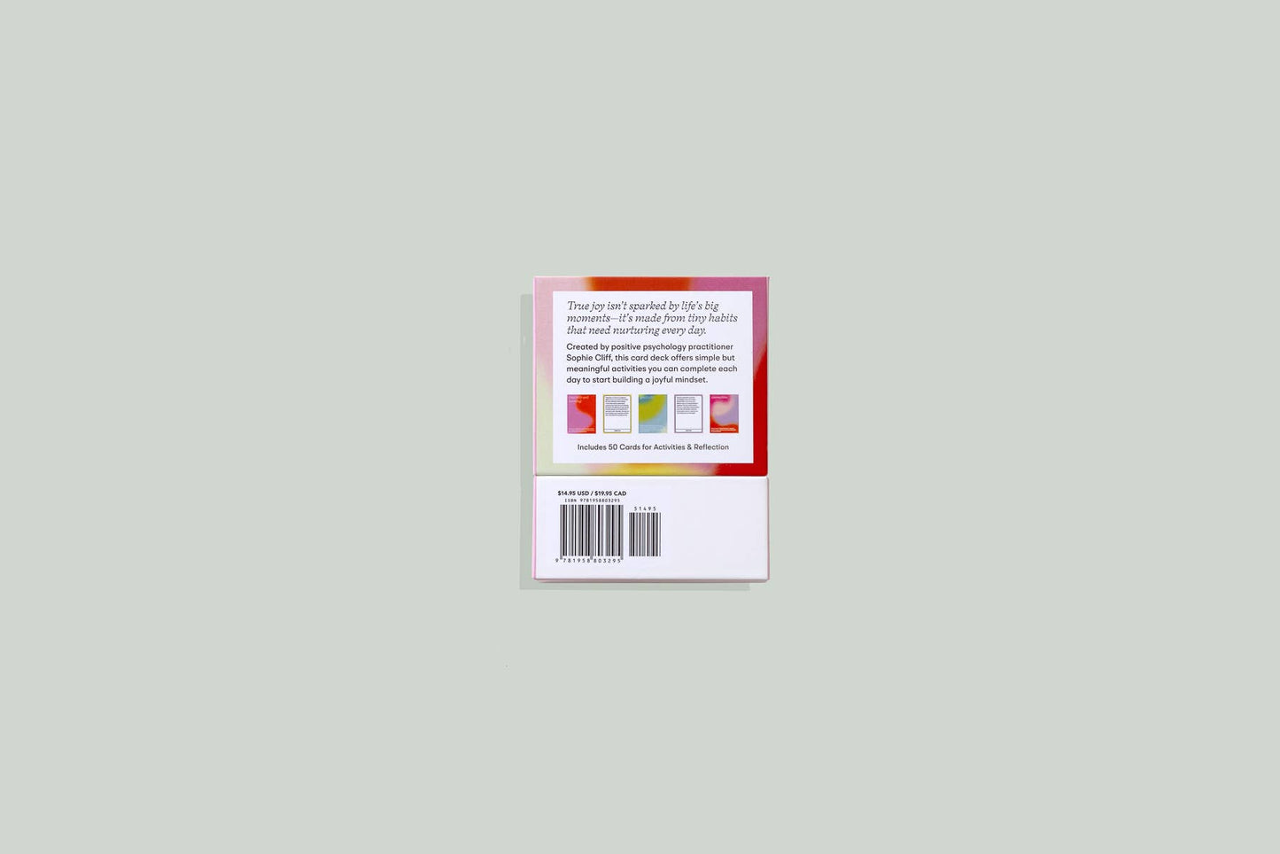 Sprinkles of Joy: 50 Card Deck -Travel Size Mothers Day Gift