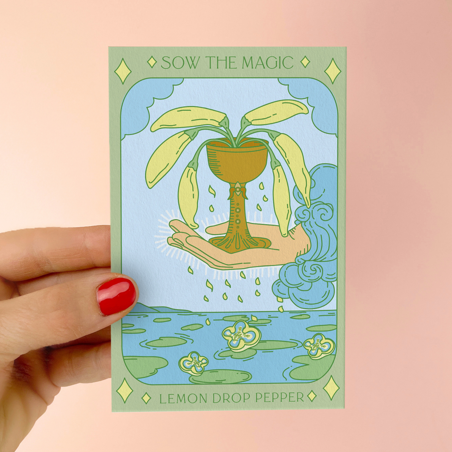 Seed Packet- Lemon Drop Pepper Tarot Garden + Gift