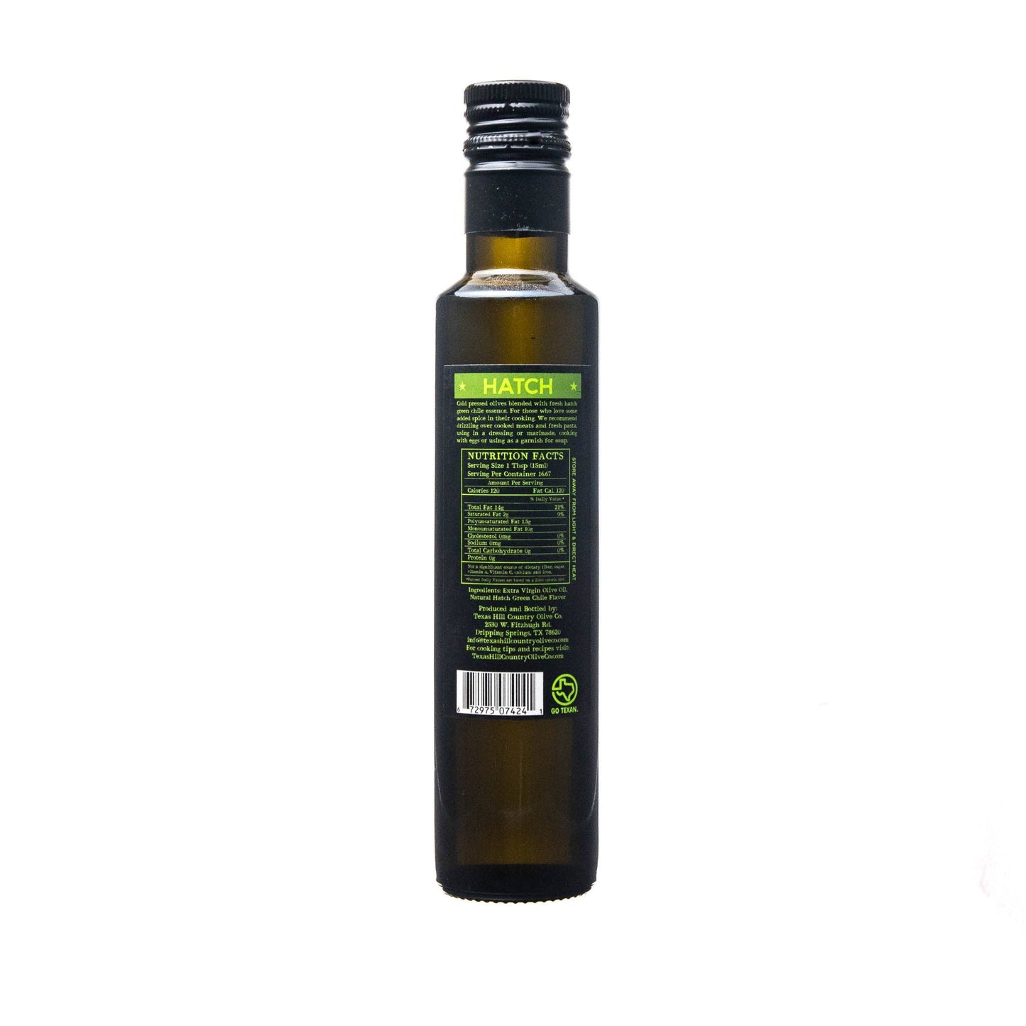 Hatch Green Chile Olive Oil - 250ml