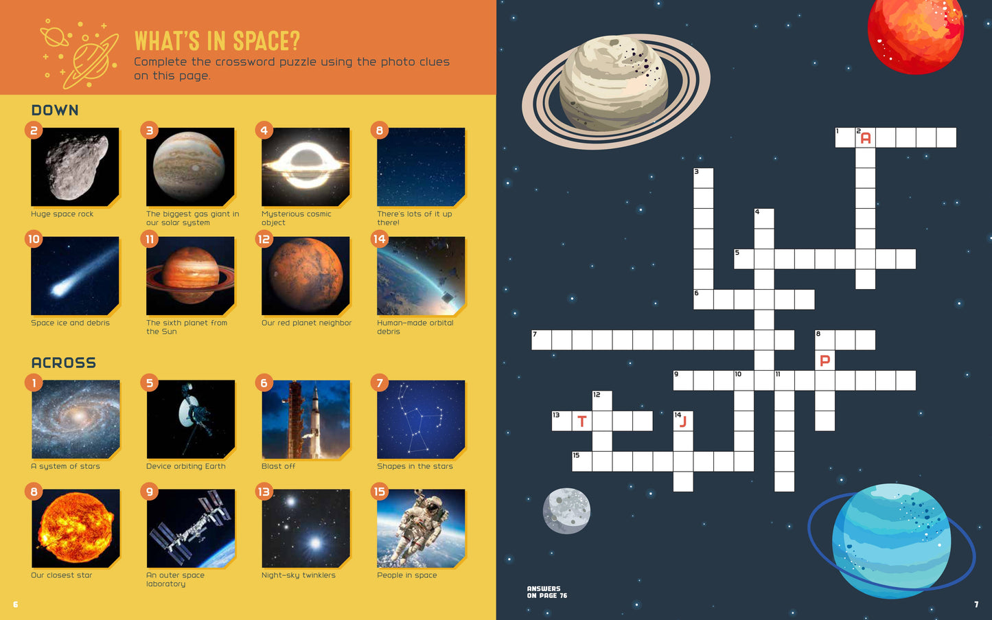 The Outer Space Activity Book for Kids
