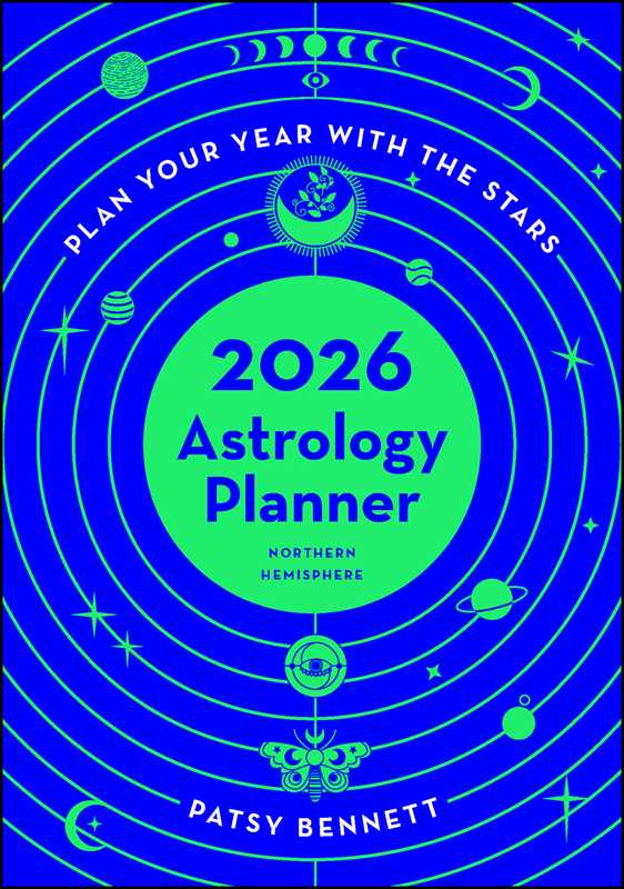 2026 Astrology Planner Calendar Northern Hemisphere by Patsy  Bennett