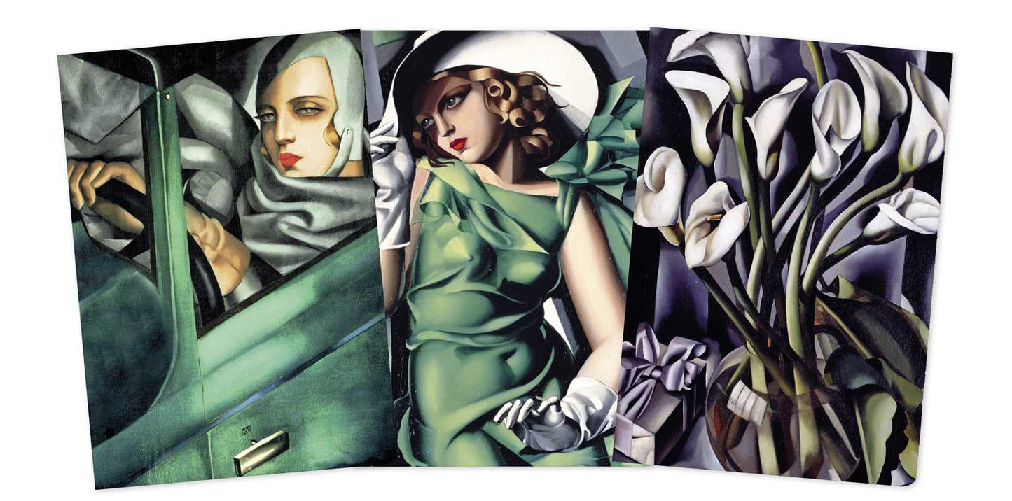 Tamara de Lempicka Set of 3 Midi Notebooks by