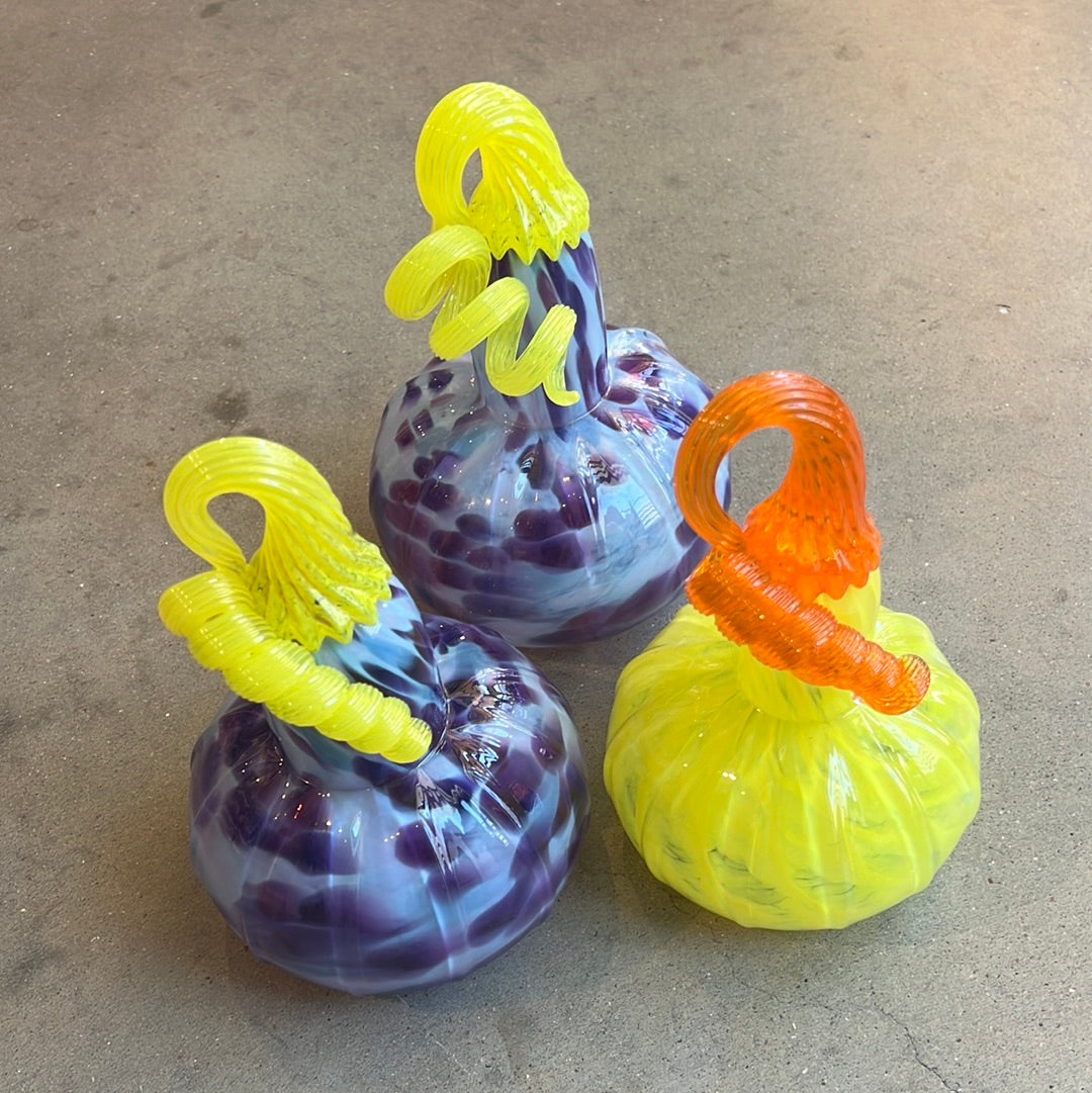Sculpture- Gourds, blown & sculpted glass