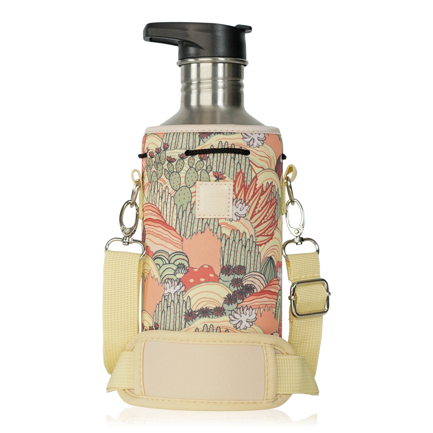 Made Easy Kit Water Bottle Carrier Holder w/Shoulder Strap