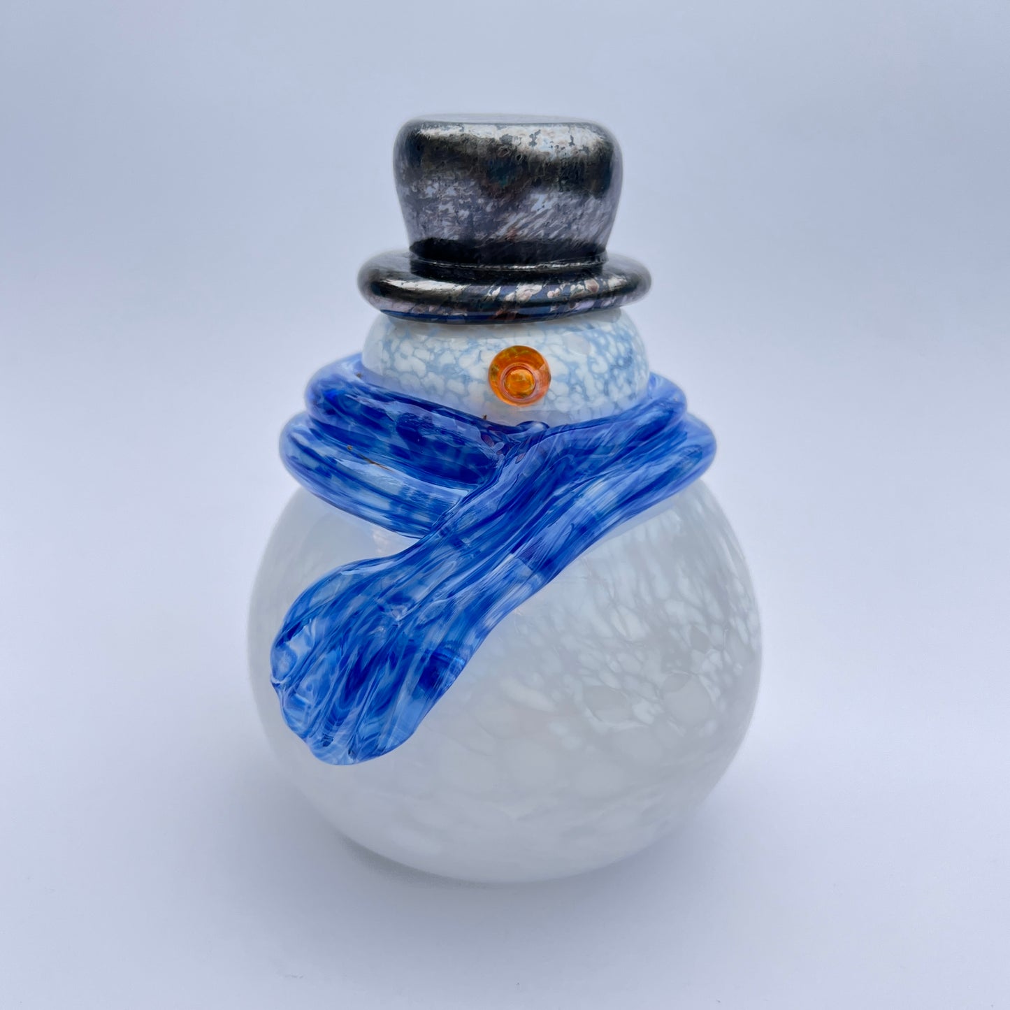 Sculpture- Snowpeople, glass