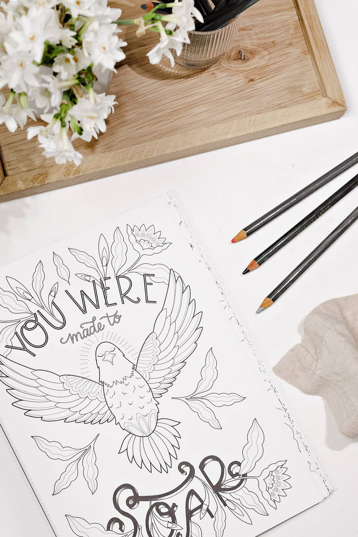 You are Made of Magic: Coloring book with Affirmations