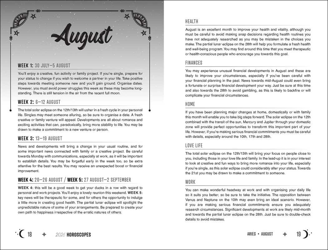 2026 Horoscopes Annual Calendar by Patsy  Bennett