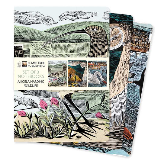 Angela Harding: Wildlife Set of 3 Standard Notebooks by