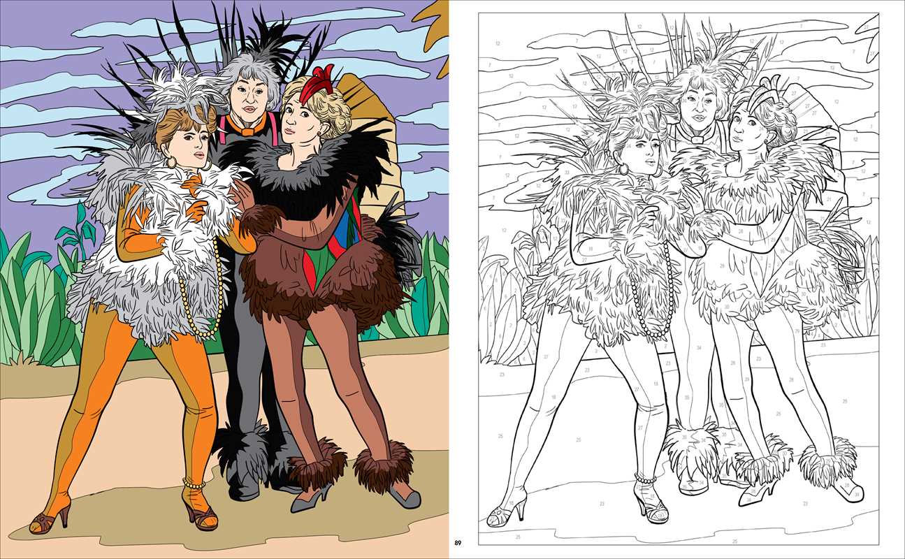 Golden Girls Color-by-Number by Editors of Thunder Bay Press