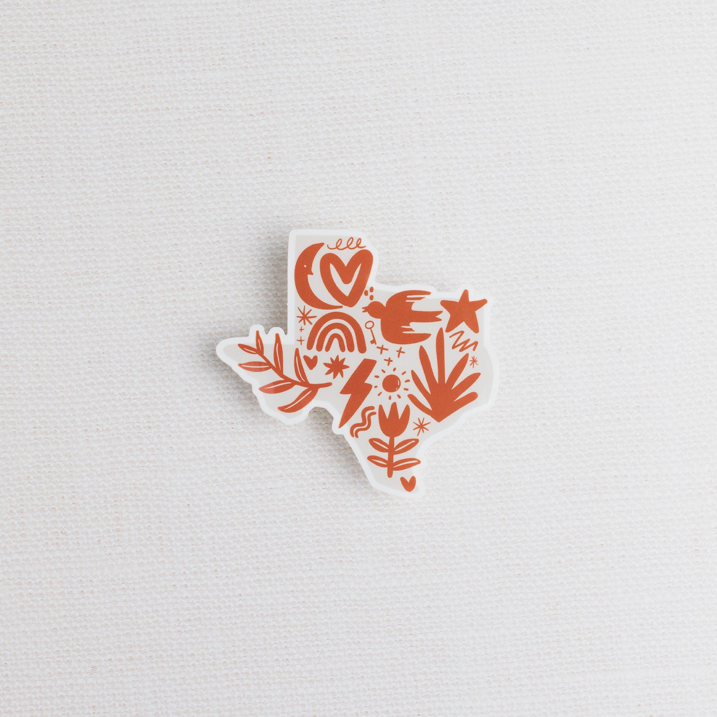 Texas to the Moon & Back Sticker