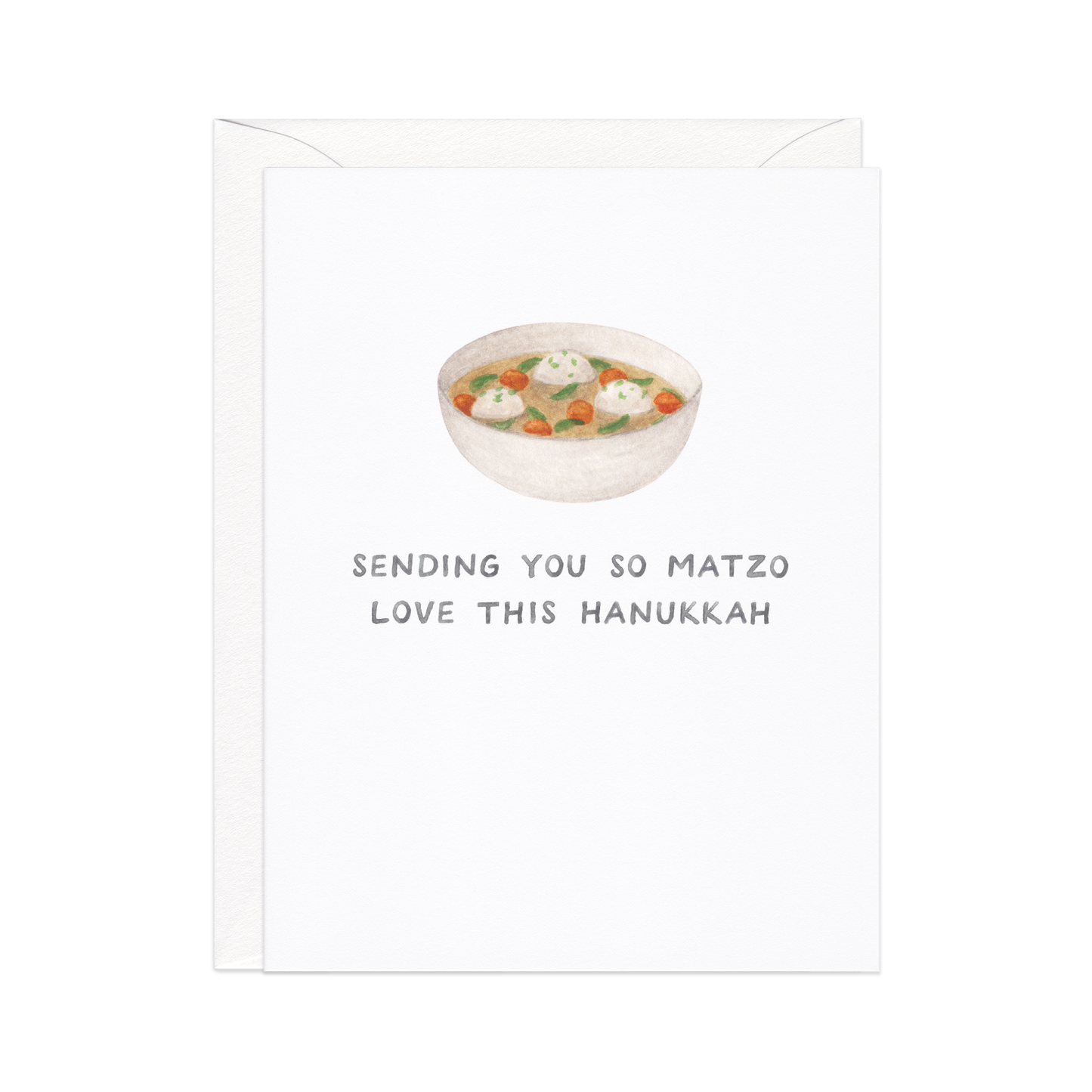 So Much Love — Matzo Ball Soup Hanukkah Card