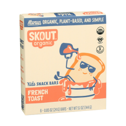 French Toast Kids Snack Bar - Skout Organic