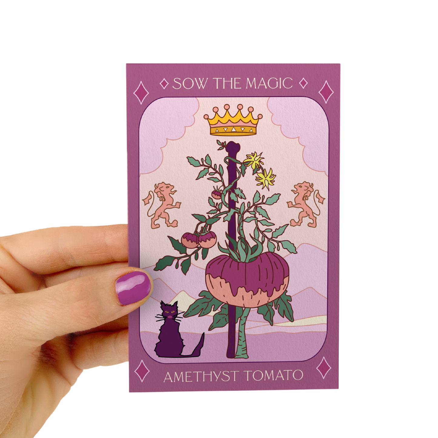 Amethyst Jewel Tomato Tarot Seed Packet