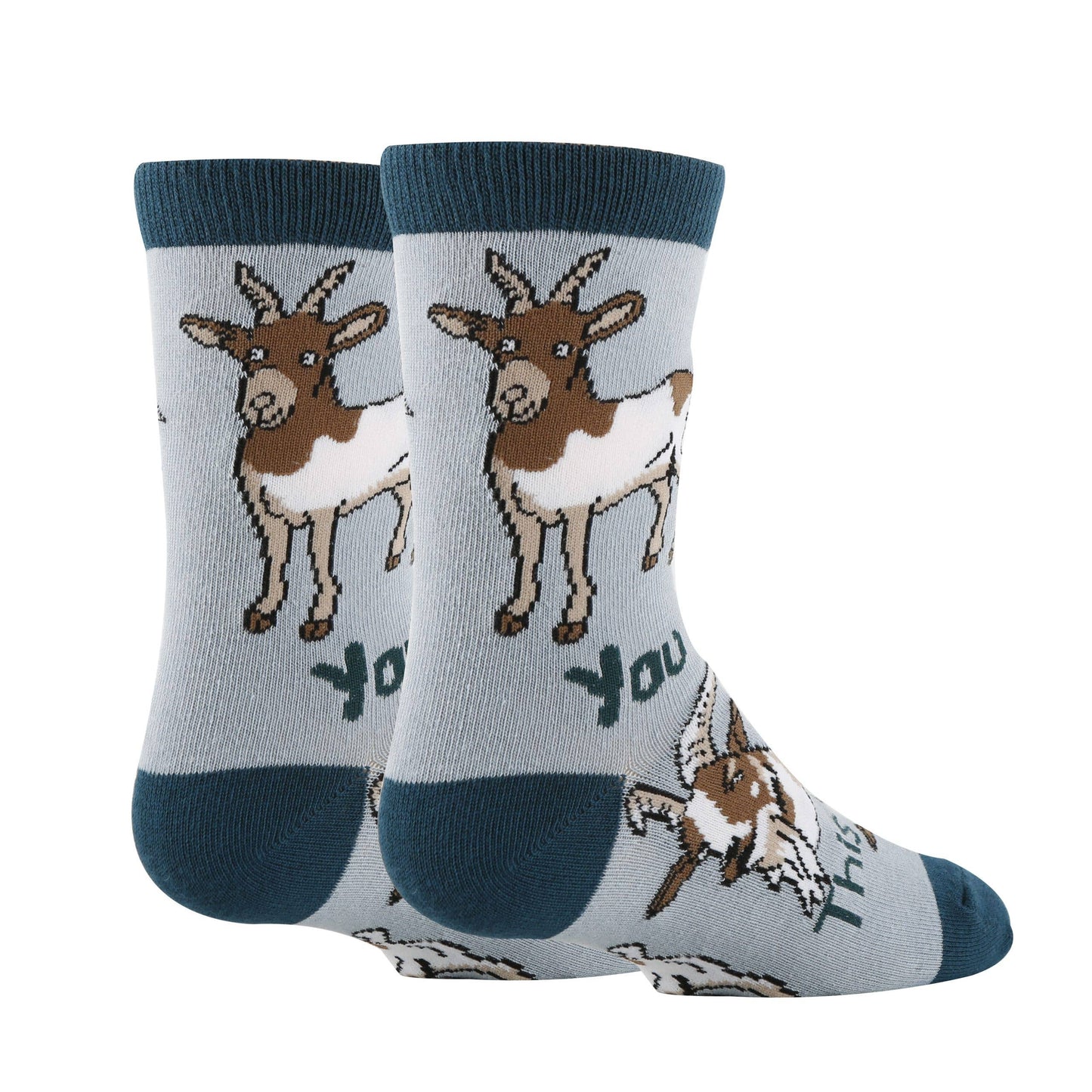 You Goat This | Kids' Funny Cotton Crew Socks