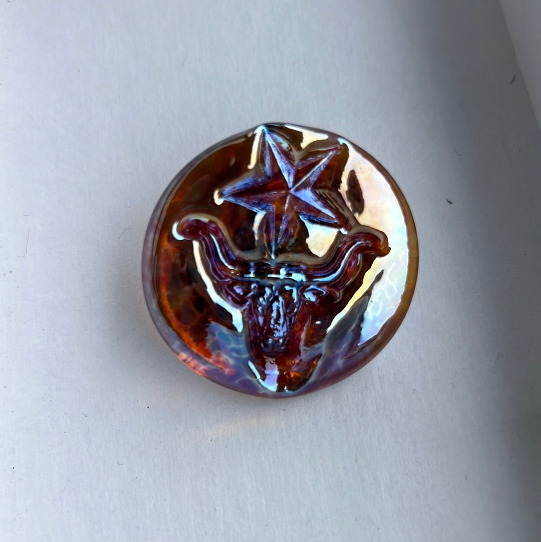 Pins- Glass Medallion