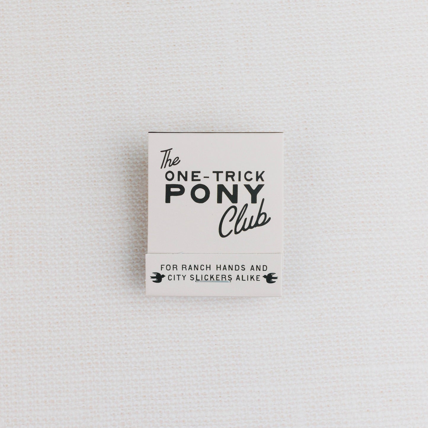The One-Trick Pony Matchbook | New Design!