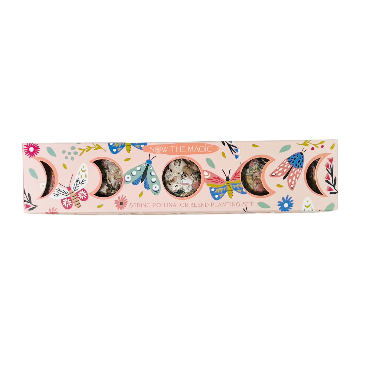 Seed Ball Set- Moon Phase Spring Pollinator