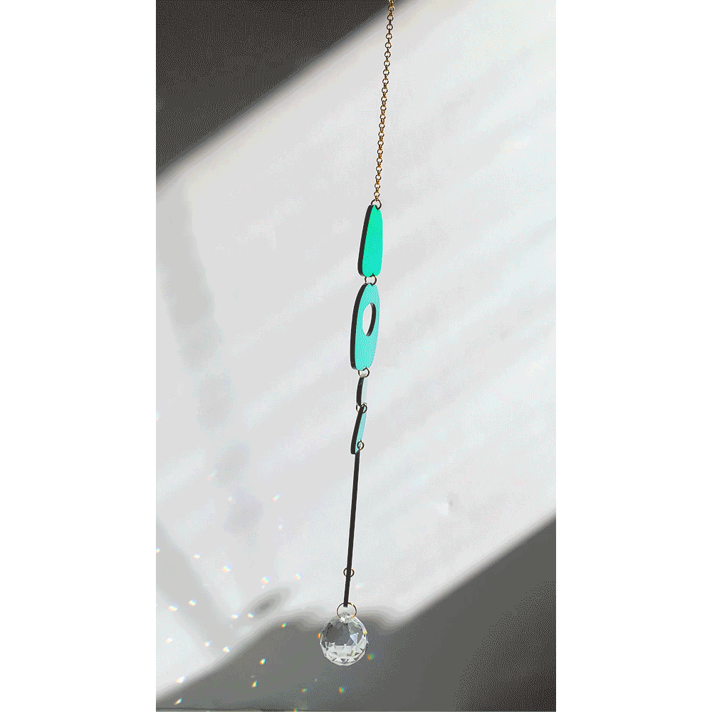 Shapes Suncatcher, Dark Iridescent - 3