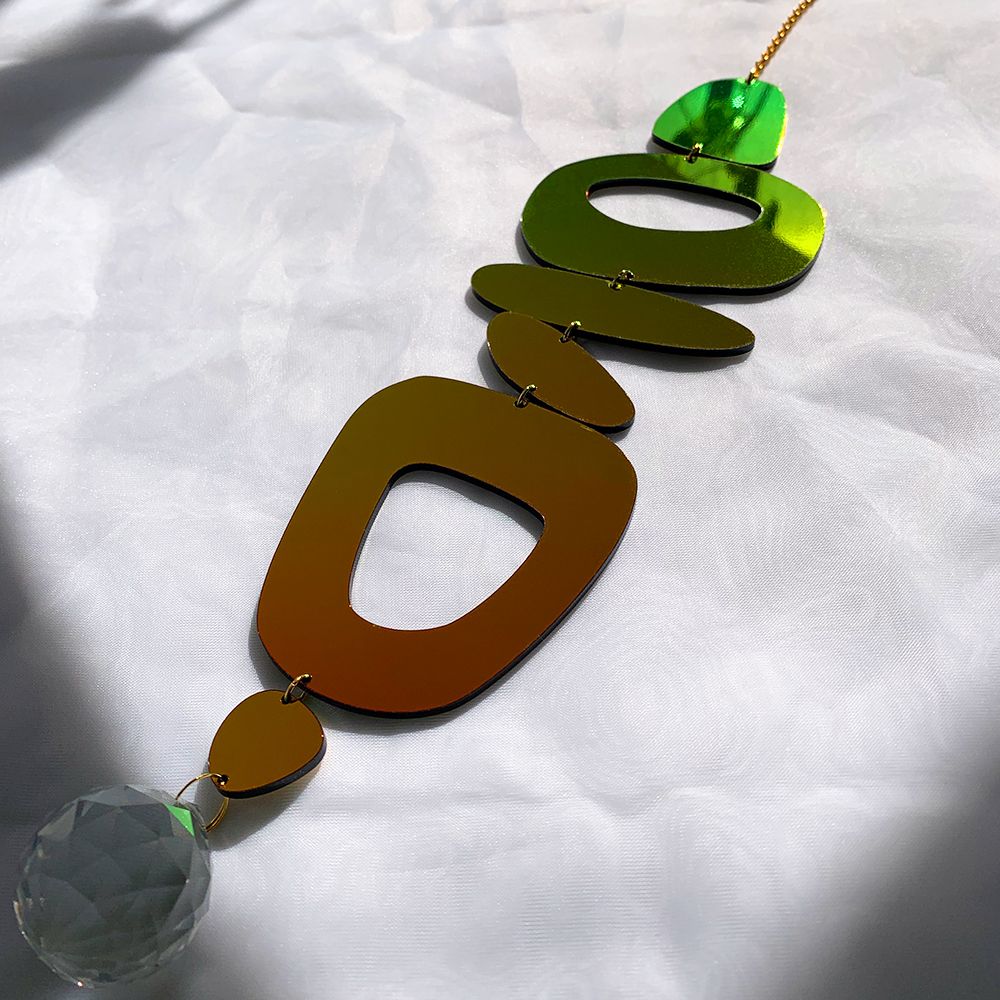 Shapes Suncatcher, Dark Iridescent - 2