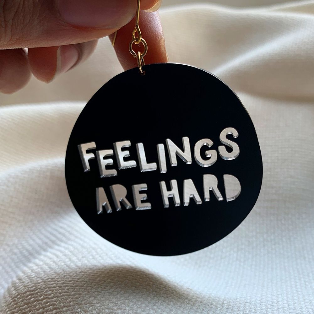 Feelings Are Hard Earrings - 3