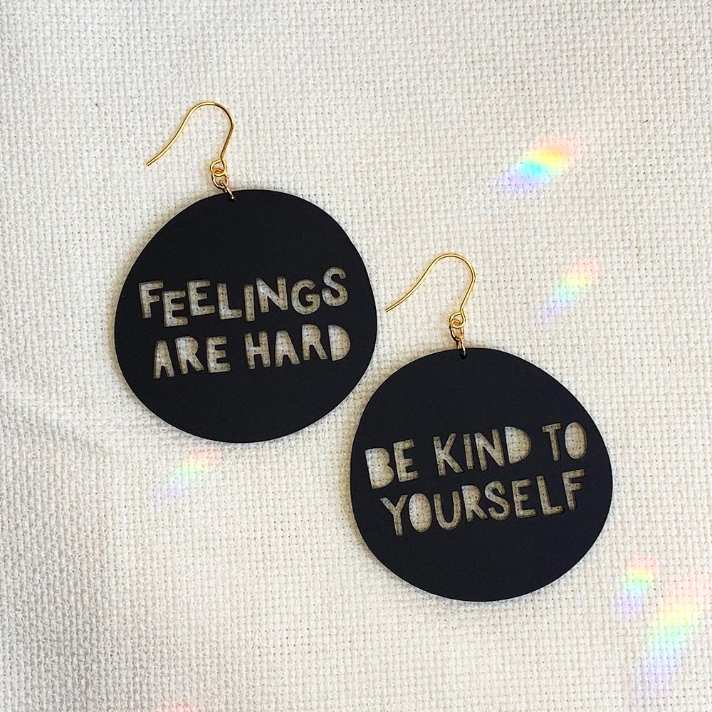 Feelings Are Hard Earrings - 1