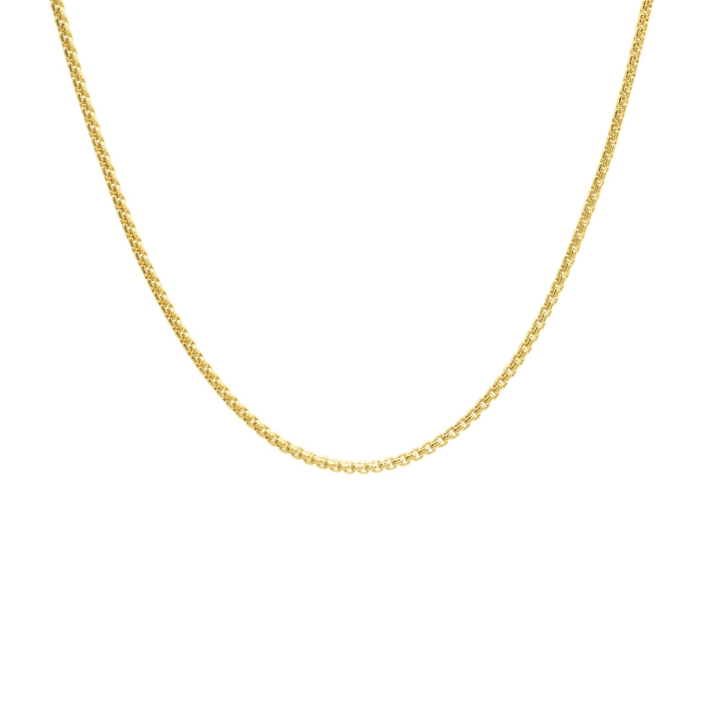 Necklace - Modern Box Chain 14k Gold-filled Necklace - 1