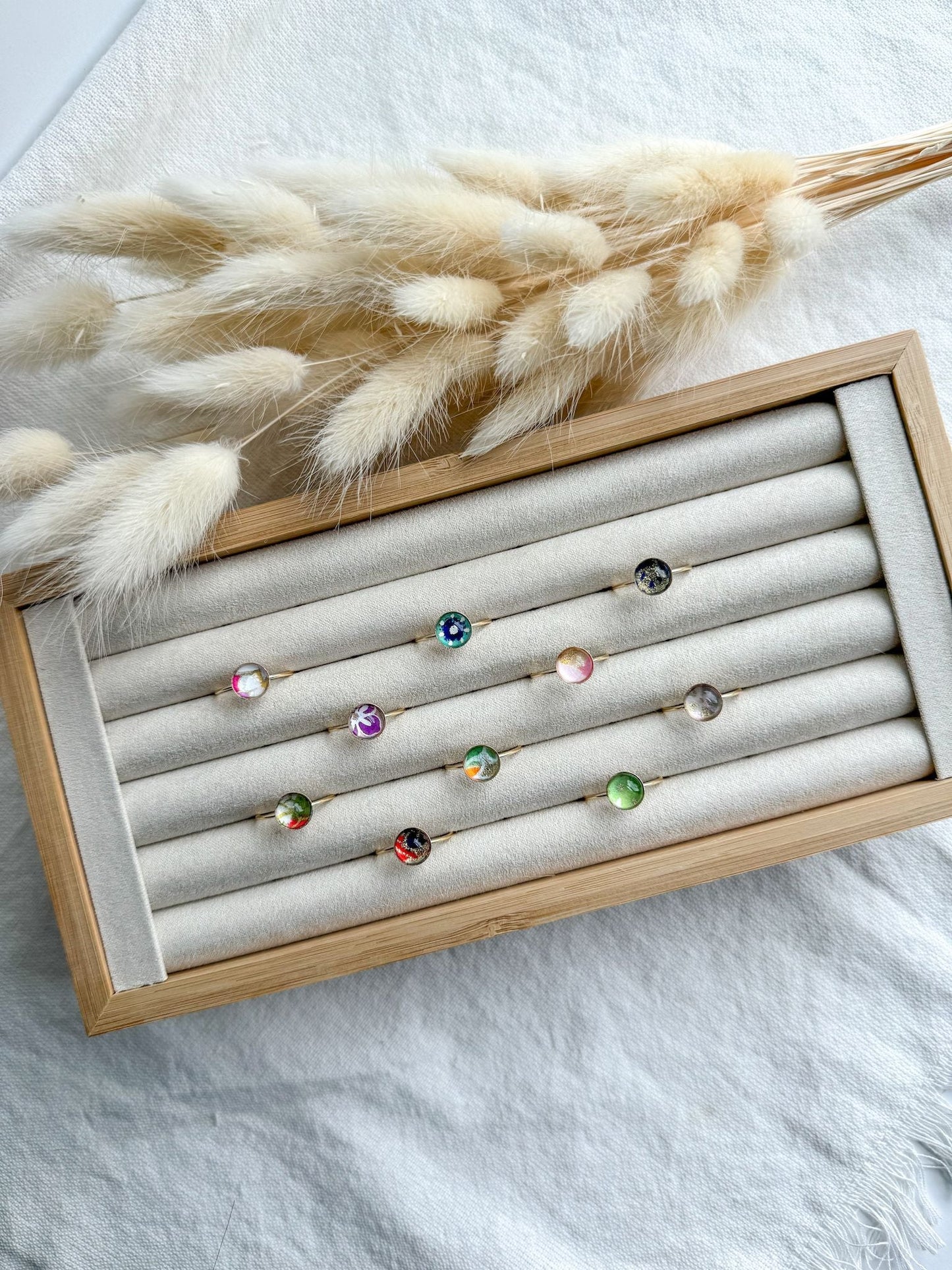 Washi Dome Rings - 1