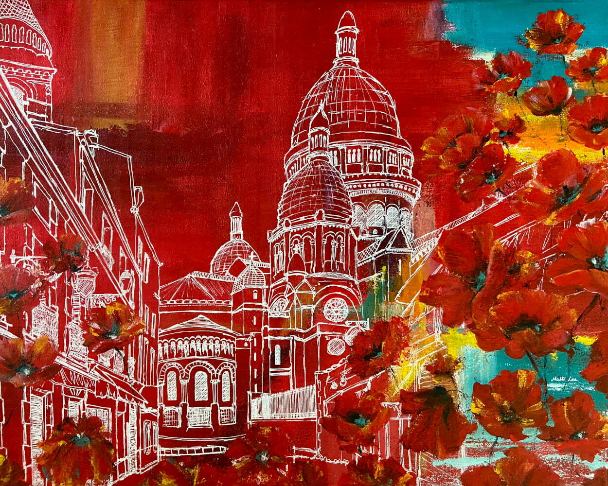 Print- "La Vie en Rouge" - by Malti B Lee - 1