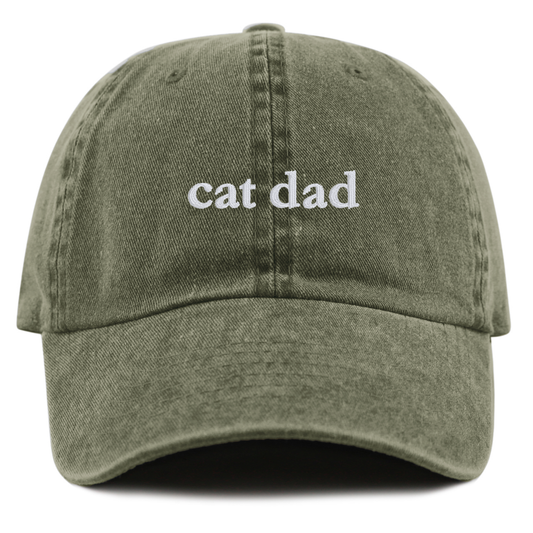 Cat Dad Baseball Cap - 1