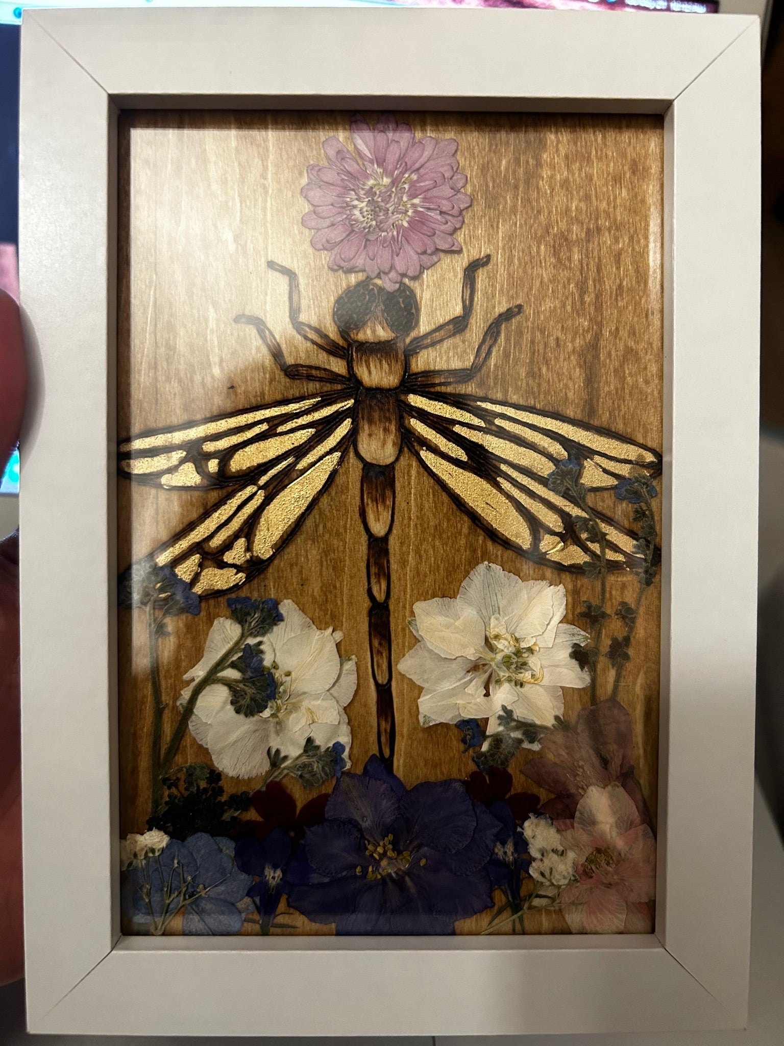 "Dragonfly" Original Framed Piece - 1