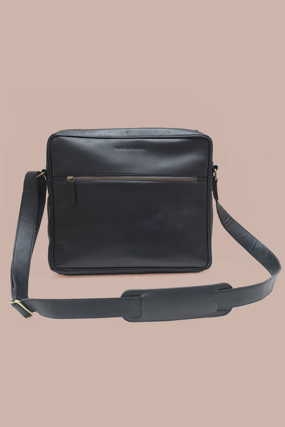 Leather Laptop Satchel - 15" - 1