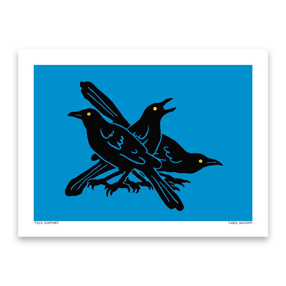 Taco Raptors Art Print - 1
