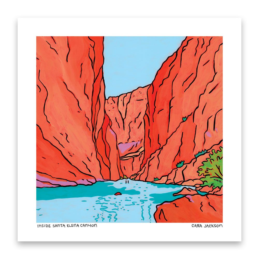 Inside Santa Elena Canyon Art Print - 1