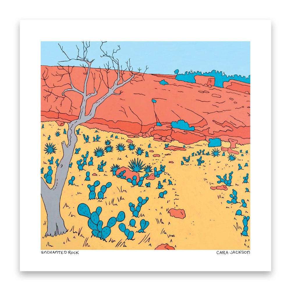 Enchanted Rock Art Print - 1