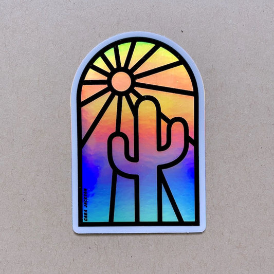 Desert Sun Sticker - 1