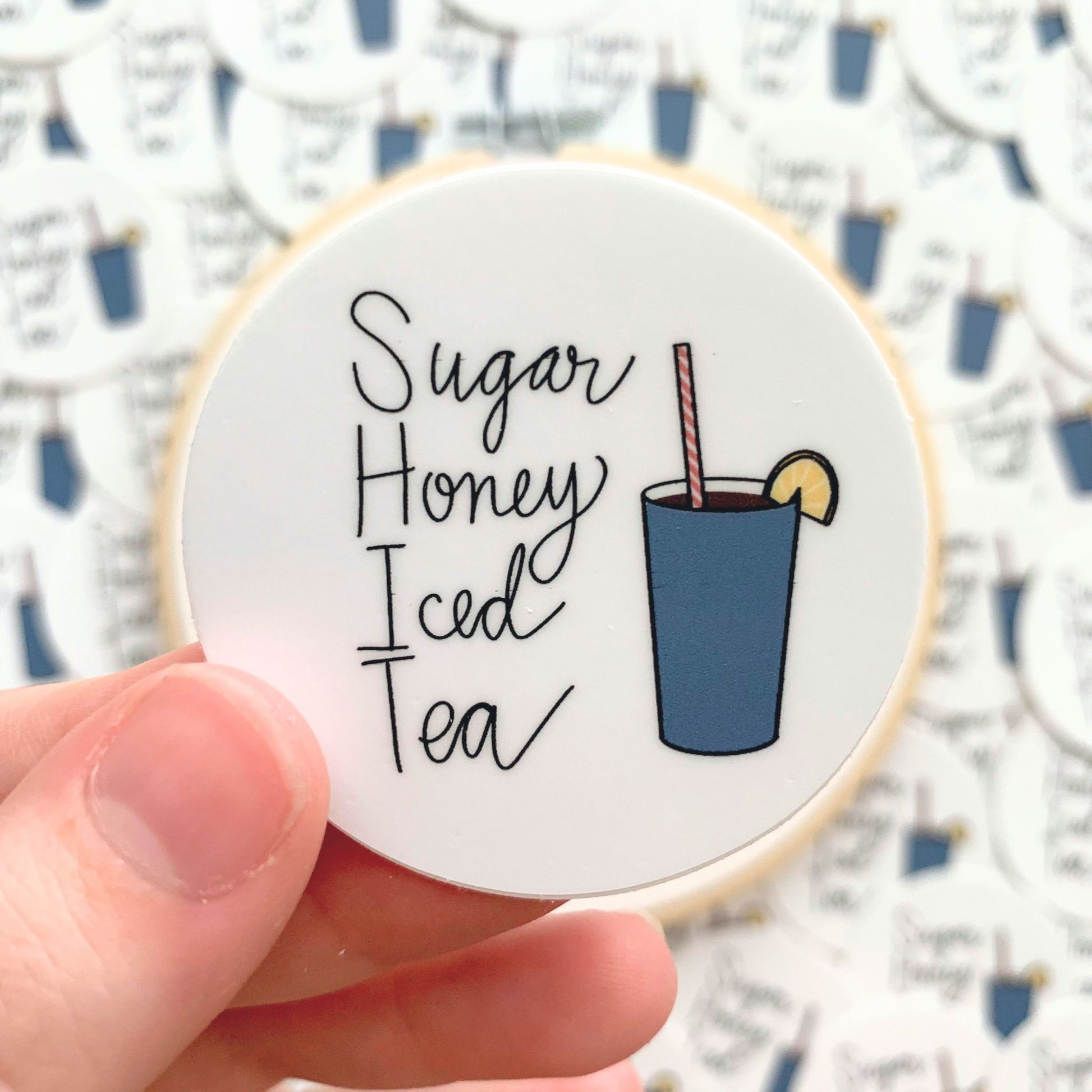 sugar honey iced tea 2" STICKER - 1