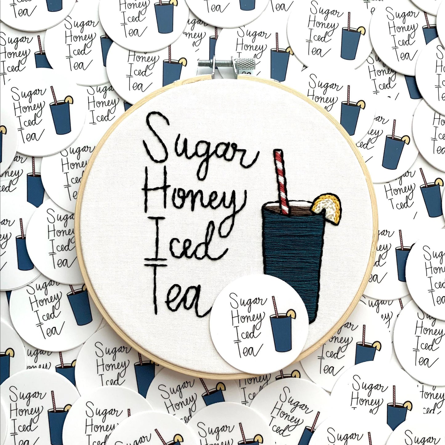 sugar honey iced tea 2" STICKER - 2