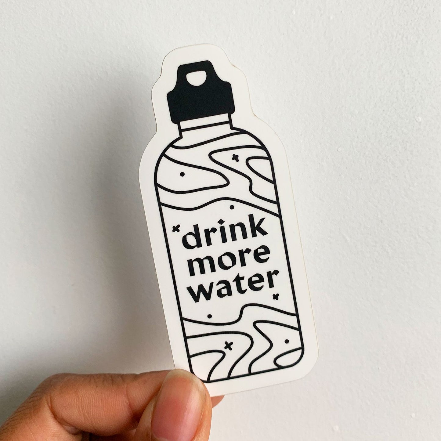 Drink More Water Sticker - 1