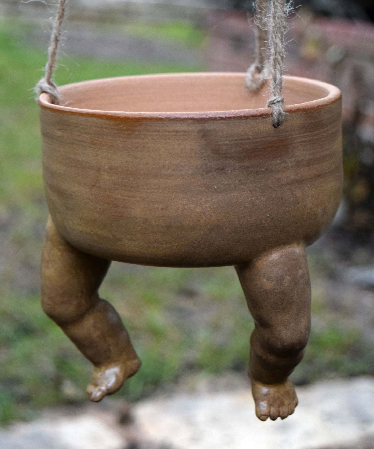 Large Baby leg hanging planters - 1