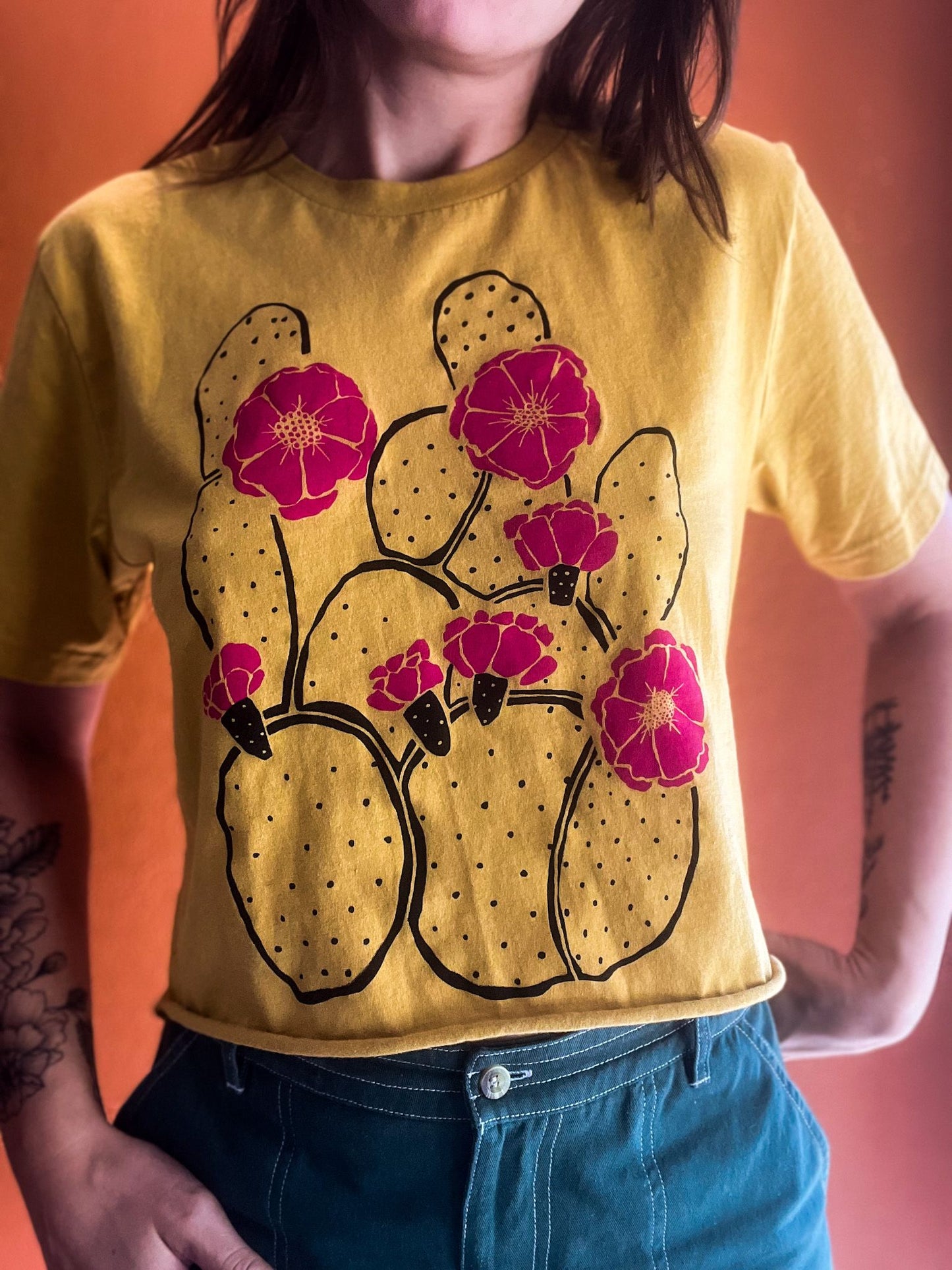 Prickly Pear Crop Top - 1