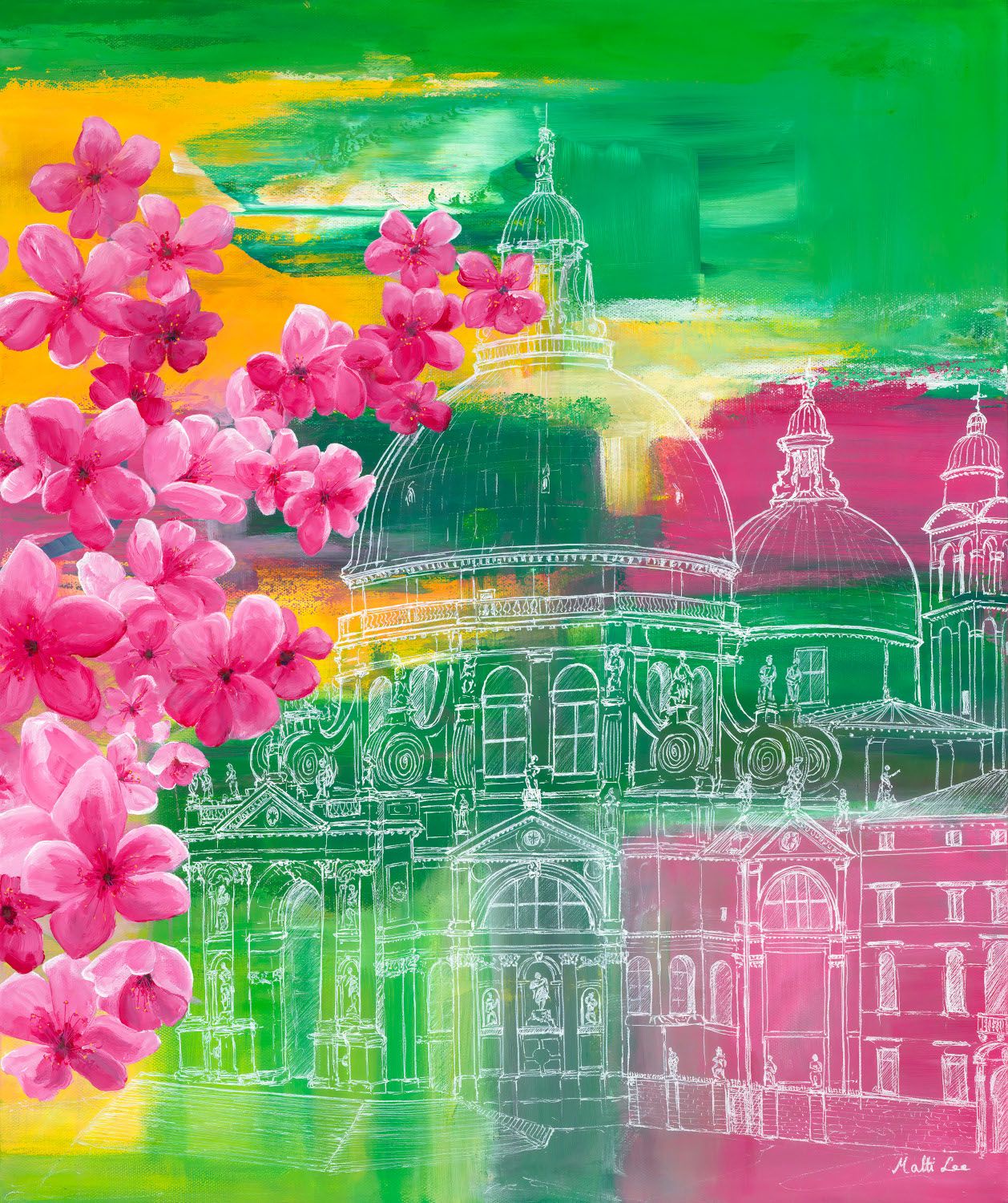 Print- "The Floating City" - by Malti B Lee - 1