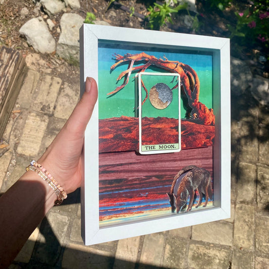 8X10 Shadow Box - The Moon - 1