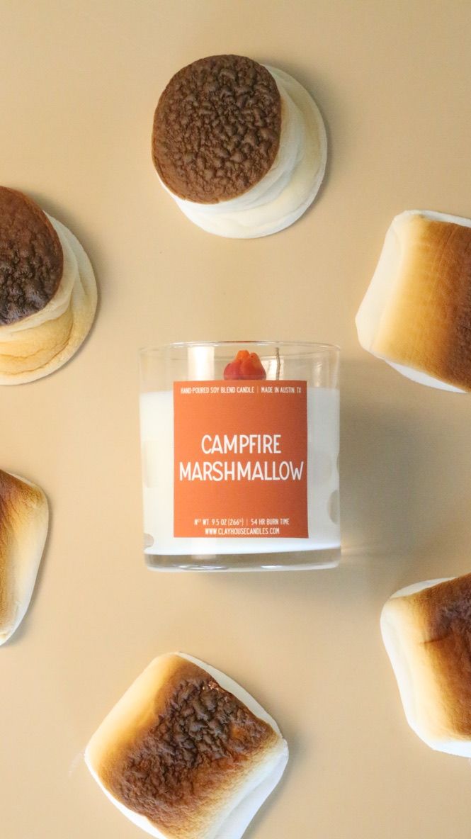 Campfire Marshmallow Container Candle - 1