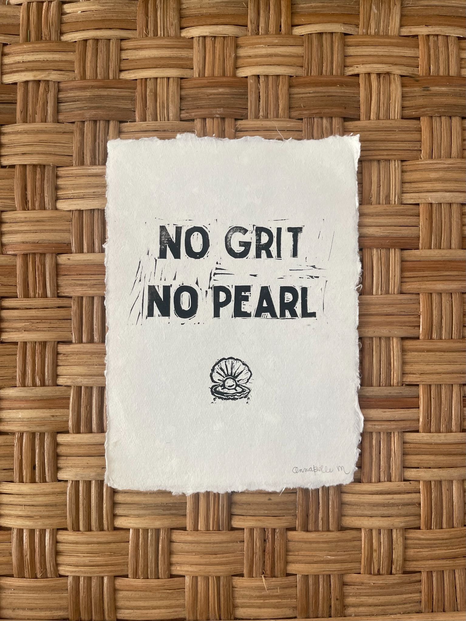 No Grit, No Pearl Print - 1